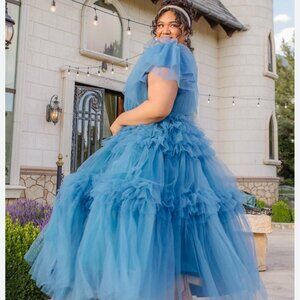 Ivy City Co Blue Prom Dress